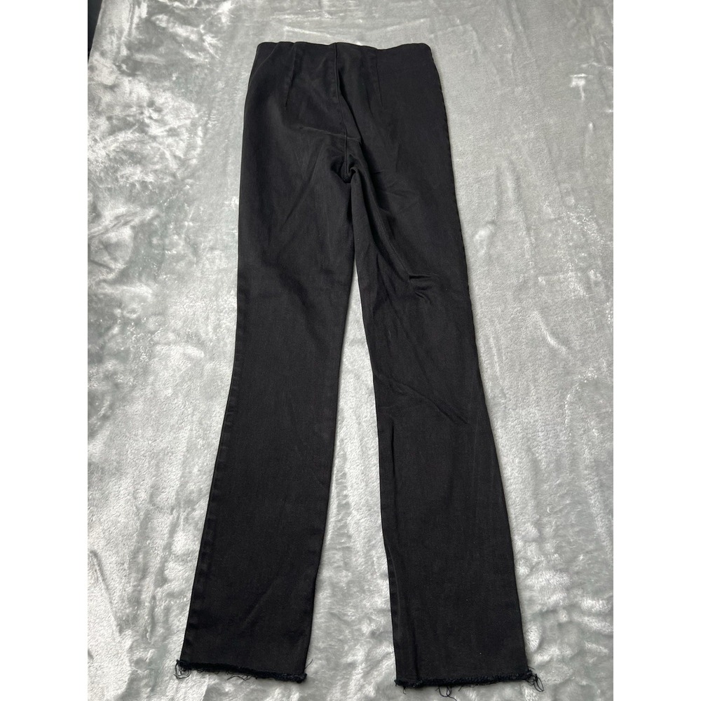 Frank & Eileen Pants Women Size 25 Dress Pants Black Raw Hem